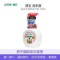 [日本进口]狮王(LION) KIREI KIREI泡沫洁净洗手液油污清洁剂 水果味 250ml