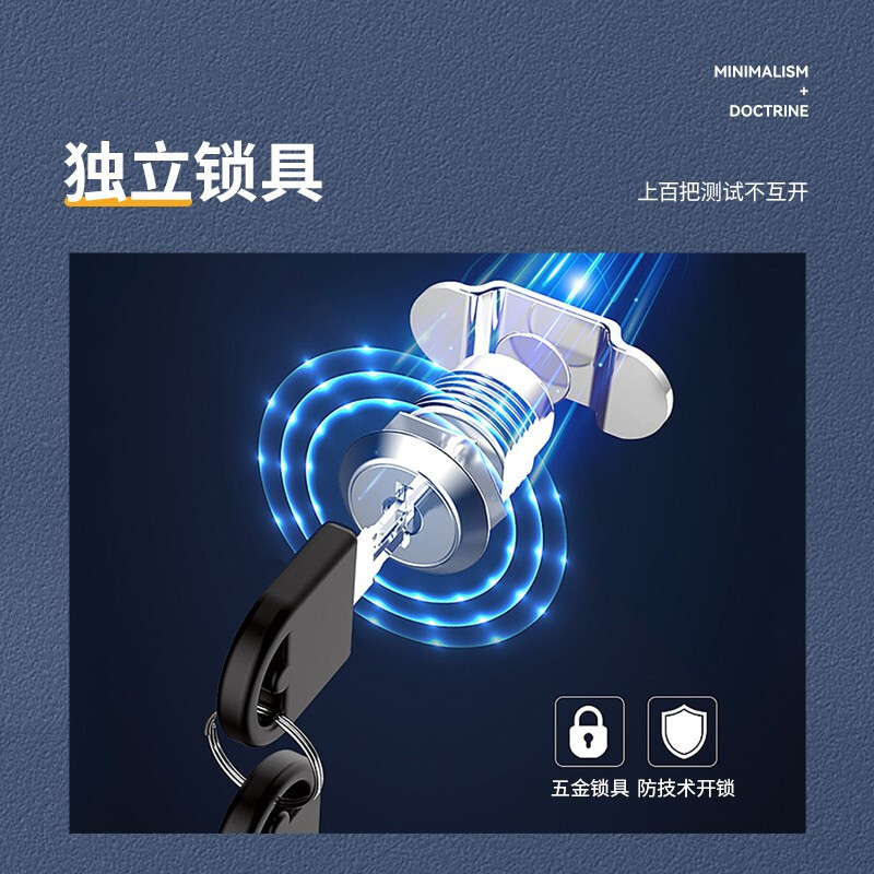 绵冠文件柜办公柜钢制铁皮柜资料柜档案柜储物柜 不锈钢通双节文件柜