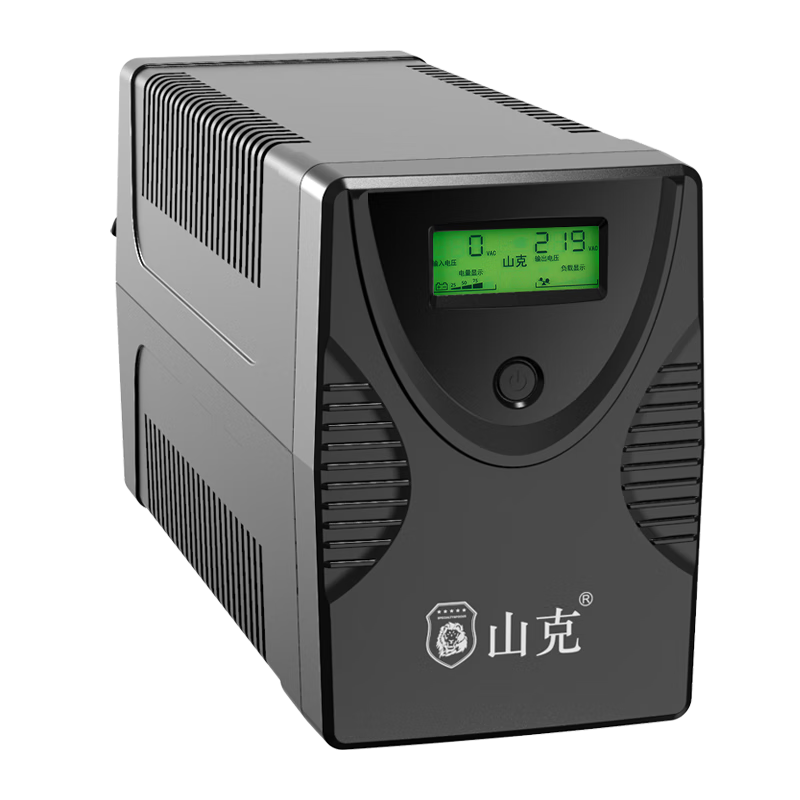 山克 ups不间断电源2000VA/1200W家用办公电源稳压停电后备用 SK2000 绿屏高清大图