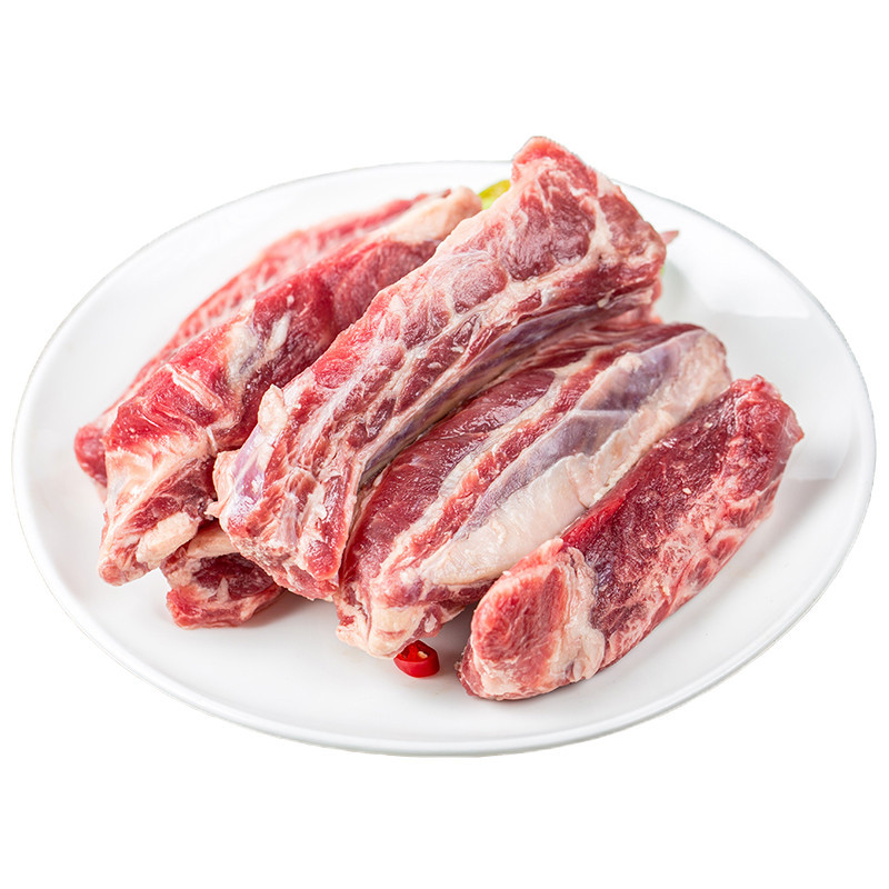 牛肋条 新鲜牛肋条 顺丰 生牛肉 鲜牛腩肉 牛腰窝 烧烤食材 1kg