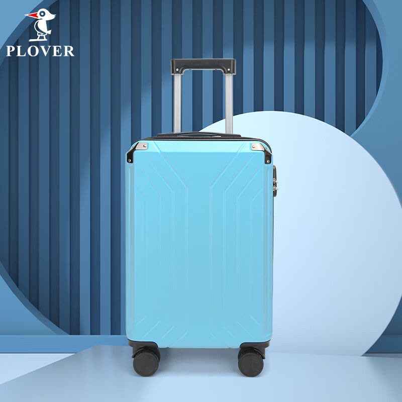 小窝厘 啄木鸟PLOVER行李箱拉链款拉杆箱GD2707-20A/L 水晶蓝 20英寸图片
