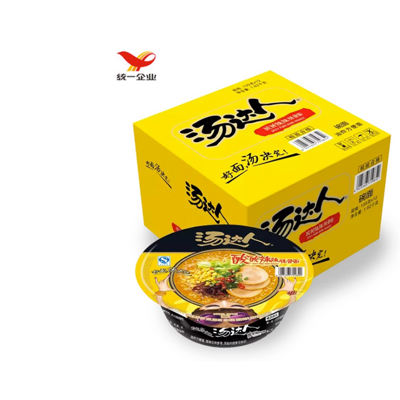日式豚骨 汤达人酸辣口味 130g*12碗