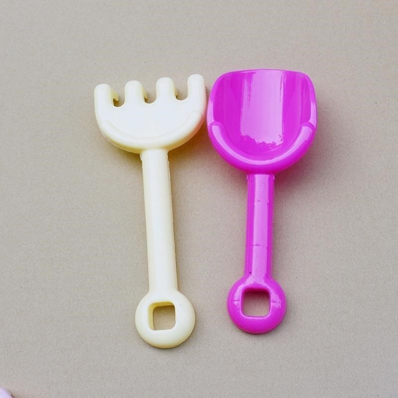 耙子加铲子小高圆桶加厚塑料小铲子儿童玩具户外沙滩铲幼儿园宝宝小孩