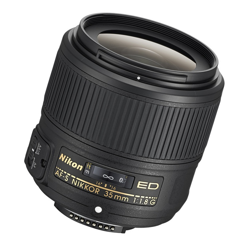 尼康/Nikon AF-S尼克尔35mm f/1.8G ED 全画幅单反广角定焦镜头 大光圈人像镜头 58mm 尼康卡口
