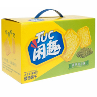 闲趣 饼干 香焙海苔味 900g(礼盒装)