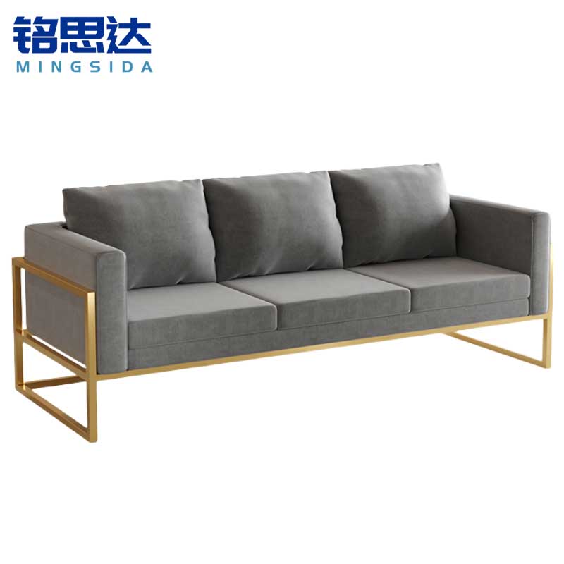 铭思达布艺沙发三人张