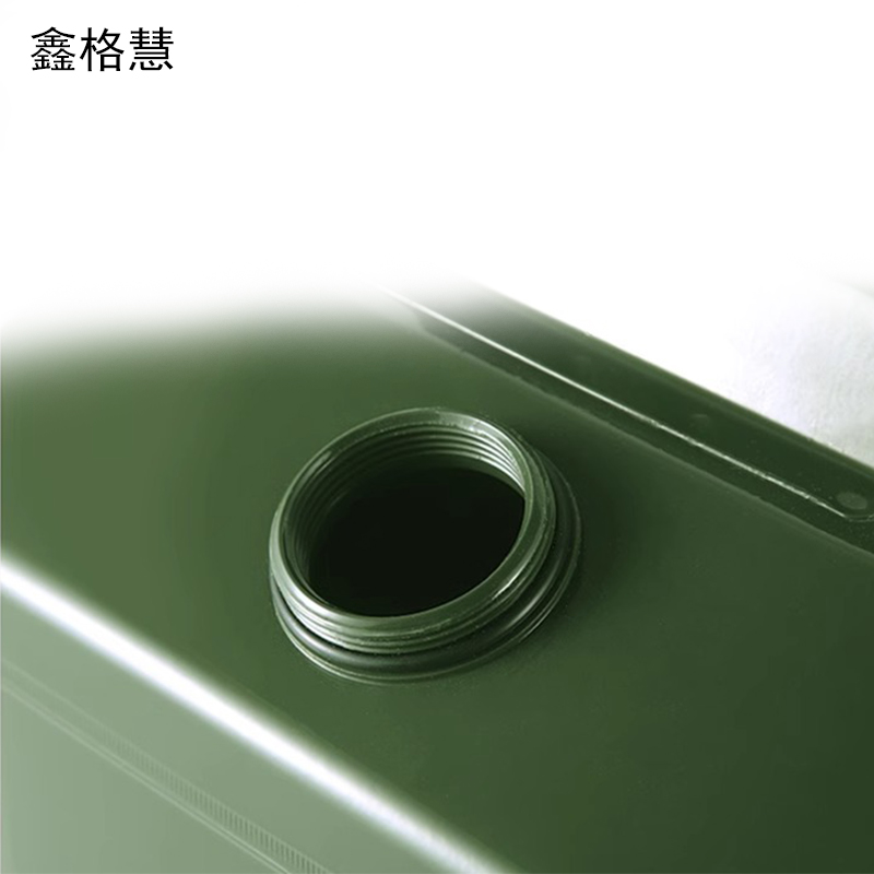 鑫格慧 加厚铁油桶汽油桶备用油箱 40L方形铝盖 个高清大图