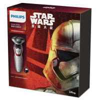 飞利浦（PHILIPS）XZ5800/69 电动剃须刀 全身水洗干湿两用充电式三刀头 旋转式刮胡刀 星球大战系列法斯马版