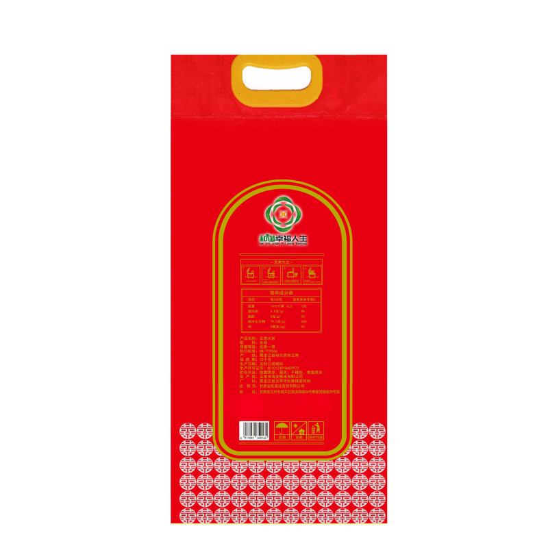 和谐幸福人生米面油套餐(5kg五常大米1袋+5kg奇台面粉1袋+5L山丹菜籽油)图片