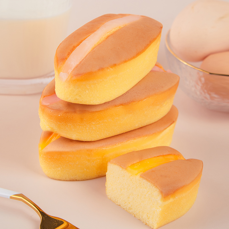 休闲农场白桃熟了水炖蛋糕白桃味150g*1 休闲营养代餐夹心面包蛋糕