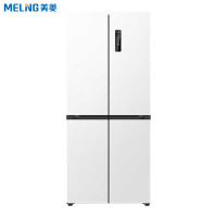 美菱（MeiLing）BCD-418WP9CZJC 十字双开门嵌入式双变频无霜冰箱一级能效 418升（单位：台） 白色