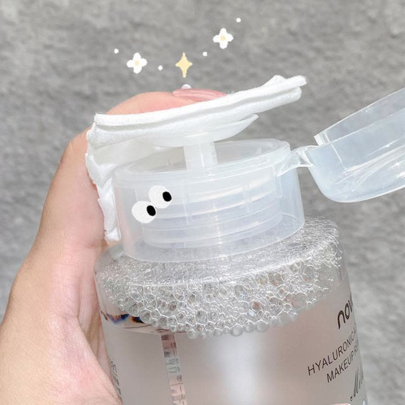 novo卸妆水脸部温和深层清洁毛孔女卸妆油液眼唇脸三合一按压式瓶图片