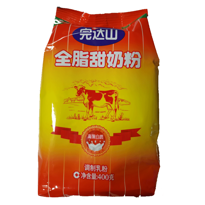 完达山全脂甜奶粉400克 /袋 成人牛奶粉 中老年牛奶粉