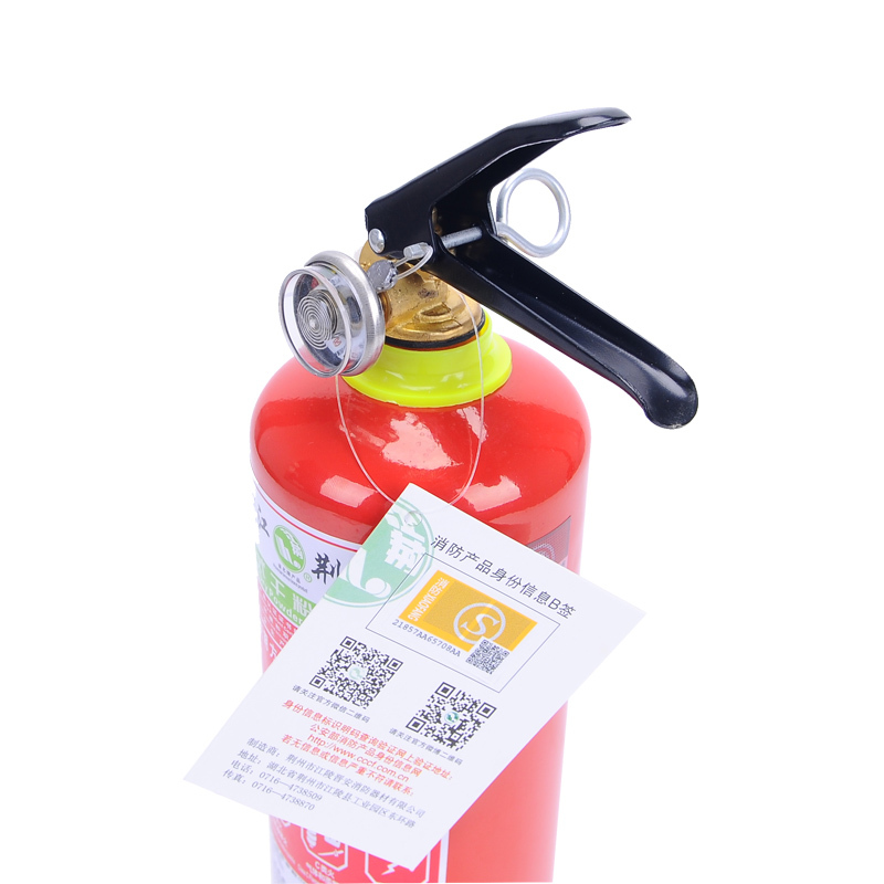 江荆 手提式干粉灭火器1公斤 车载灭火器 车用灭火器MFZ/ABC1 (单位:个)