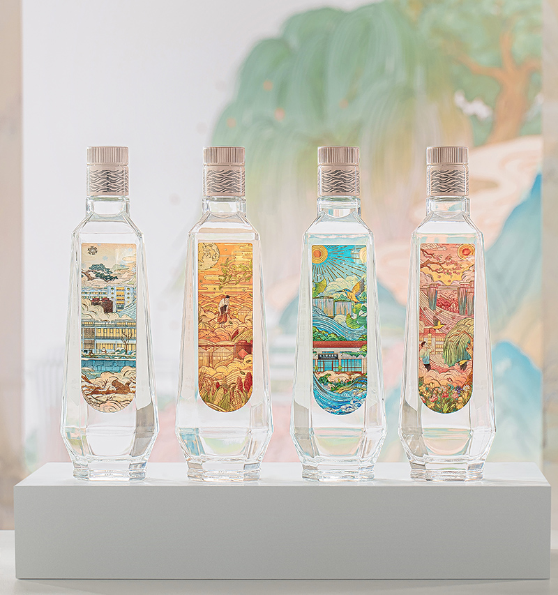 沱牌特级酒 开颜四季50度480ml*4瓶礼盒装浓香型白酒