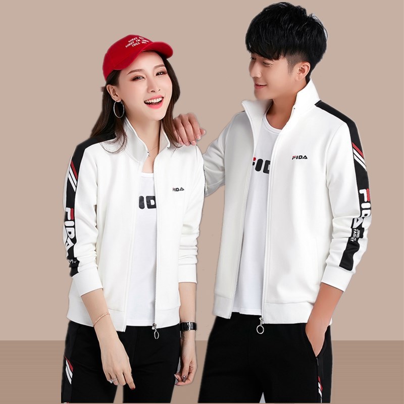 champion捍卫冠军休闲运动套装情侣装春秋季新款开衫立步运动服青年