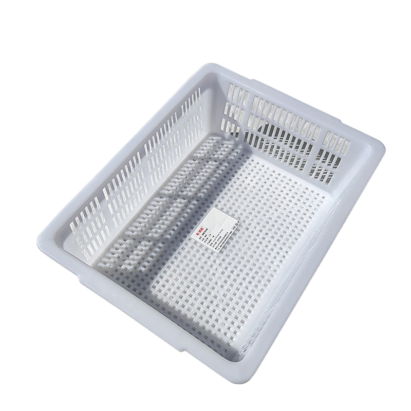 炯毅 收纳盒洗菜篮蔬菜塑料篮子配货框子长方形周转框收纳筐 加厚沥水筐 51cm*37.5cm*14.5cm 个高清大图