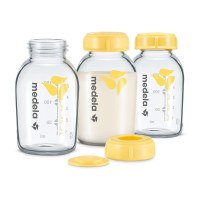 美德乐(medela)母乳储存瓶 PP材质储奶袋/瓶 150ml(3个装)原装进口