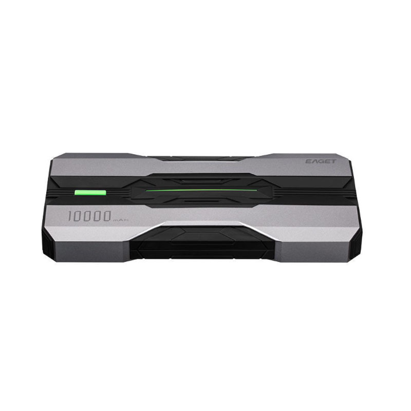 忆捷(EAGET) X6双向快充电源锂电池 18W 10000毫安多接口铠甲机身便携式 1个 黑色(单位:个)高清大图