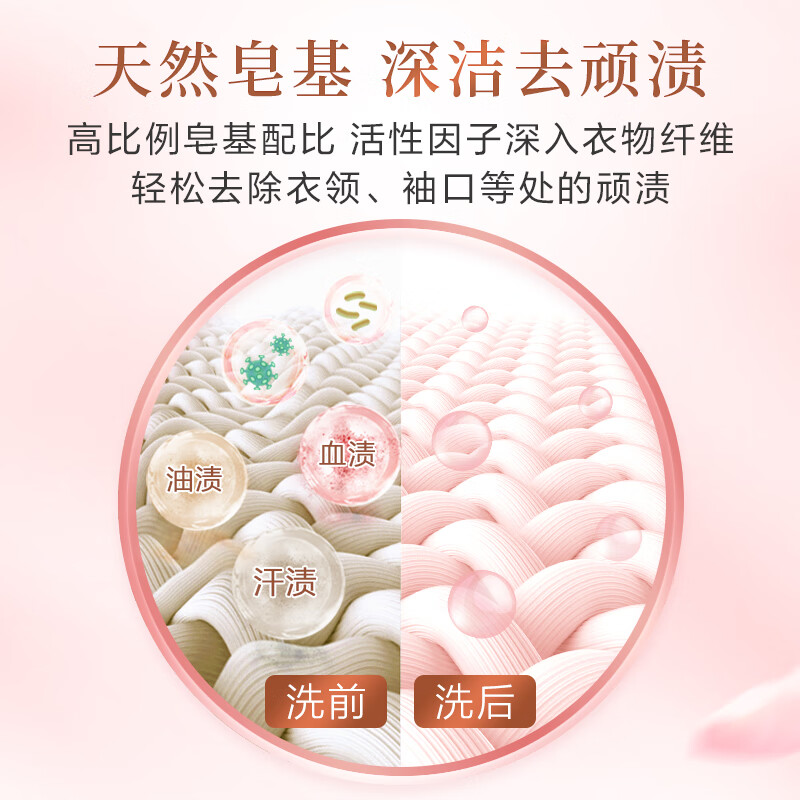 立白 大师香氛天然洗衣皂 180g*6块 内衣裤适用 祛味留香 温和不伤手高清大图
