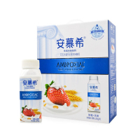 伊利安慕希风味酸牛奶草莓燕麦风味酸奶200ml*10瓶 整箱早餐酸奶 包邮