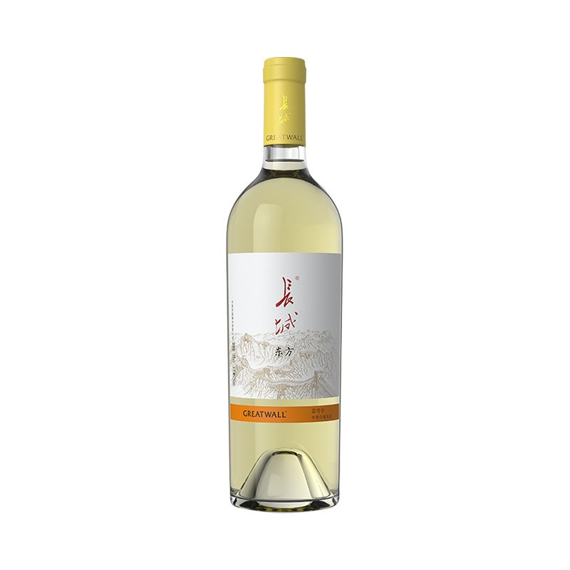 长城 东方系列 雷司令13%vol半甜白葡萄酒750ml单瓶装 甜酒 长城葡萄酒 红酒