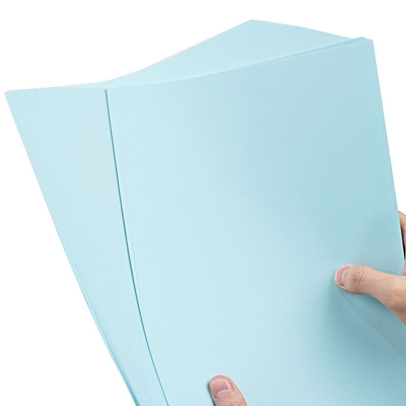 旗胜 彩色浅蓝复印纸 A4-80g 包高清大图