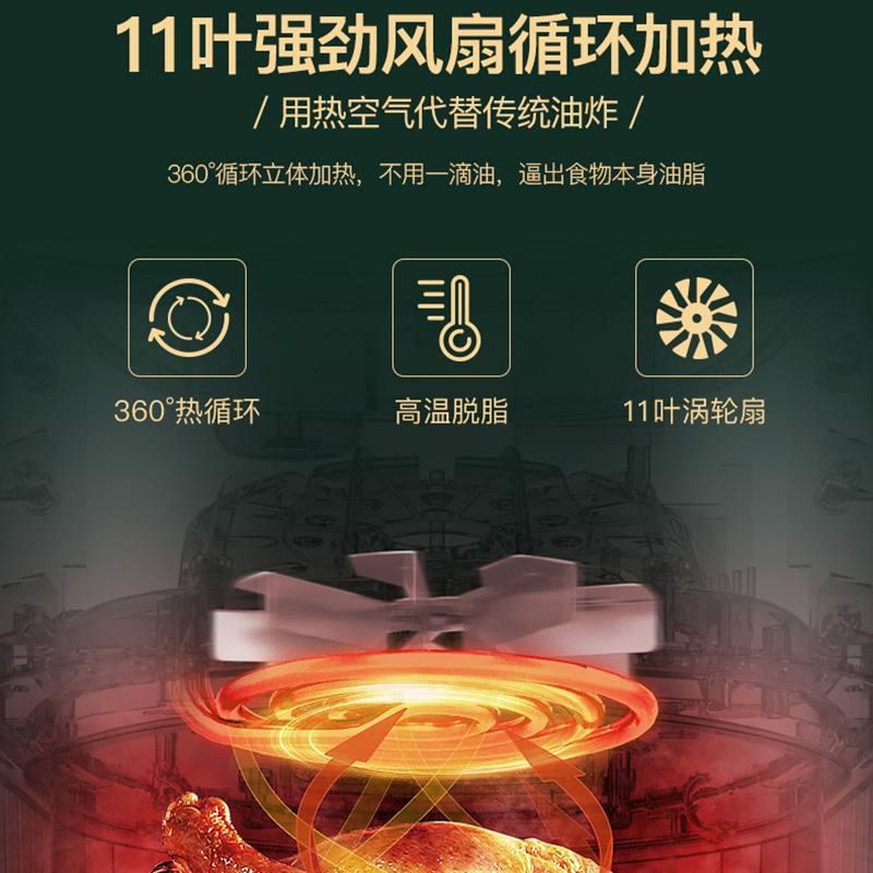 2021新款多功能空气炸锅机