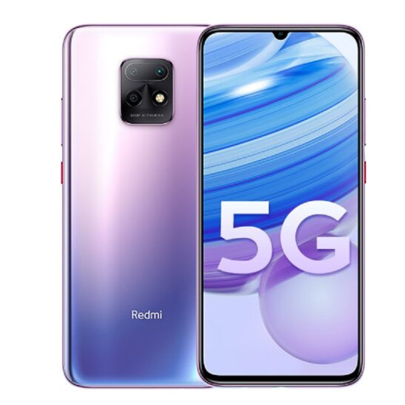 小米(MI)Redmi 10X 5G 天玑820 双5G待机 全网通 8GB+128GB 凝夜紫 移动联通电信5G游戏拍照智能手机 水滴全面屏