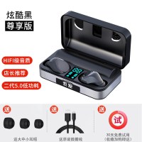 索爱T5 真无线蓝牙耳机 苹果无线耳机 华为蓝牙耳机 小米无线蓝牙耳机 运动跑步音乐耳机 迷你隐形双耳5.0 入耳式 黑