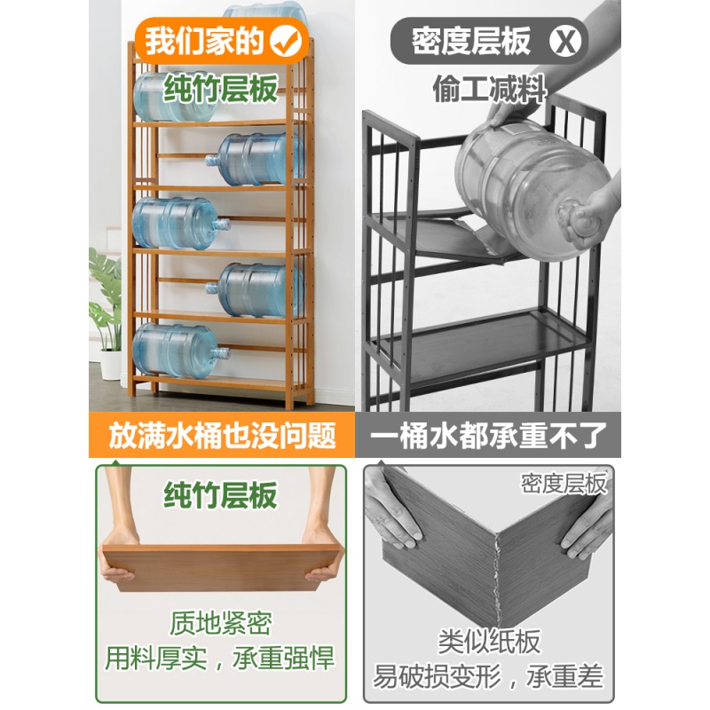 厨房置物架夹缝间隙收纳储物角架蔬菜筐落地家用多层省空间高清大图
