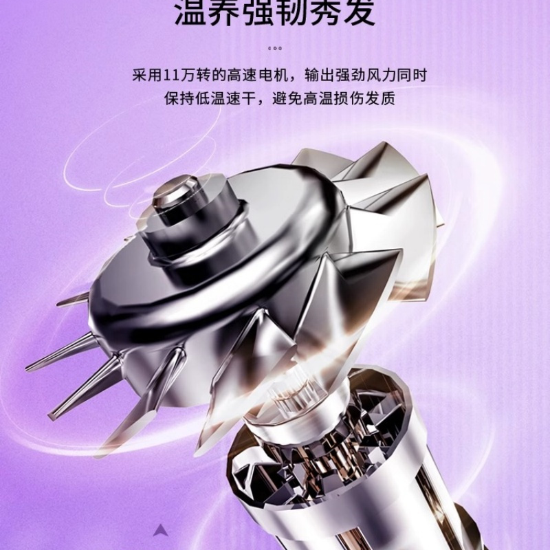 西屋高速吹风机HS500(皎月灰)(影)高清大图