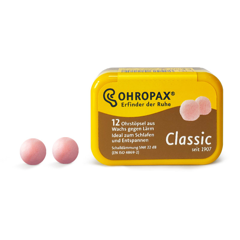 德国ohropax classic睡眠防噪音耳塞宿舍睡觉神器防吵闹降噪