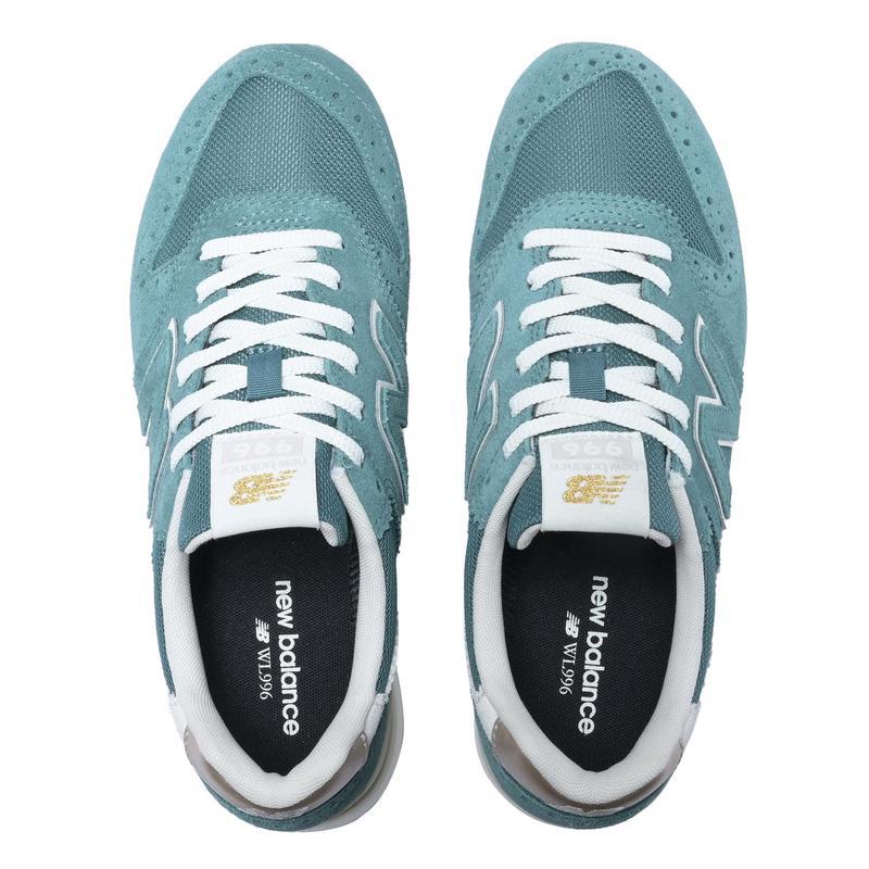 新百伦(New Balance)女跑步鞋复古厚底透气舒适百搭时尚新款绿配