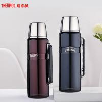 膳魔師(THERMOS)保温壶SK2010大容量1200ML户外膳魔师保温保冷水杯耐用防滑304不锈钢把手水杯家用/通用