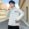 YUANSU外套男士韩版潮流羽绒棉服青少年高中学生帅气棉袄子潮牌立领棉衣棉衣