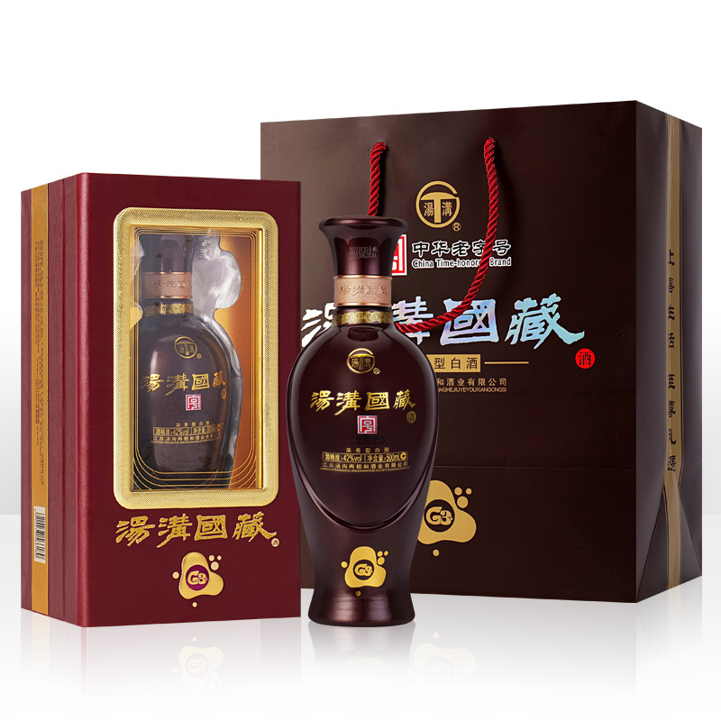 汤沟酒 国藏G3 浓香型白酒 42度 500ml 单瓶装