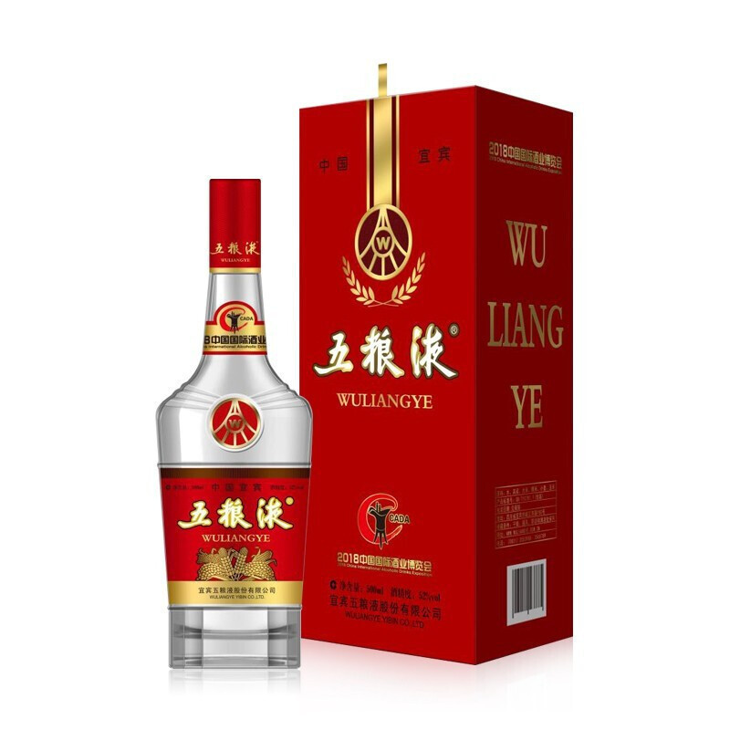 五粮液/WU LIANG YE/中国酒/白酒 500ml 52度 Wu Liang Ye Baijiu