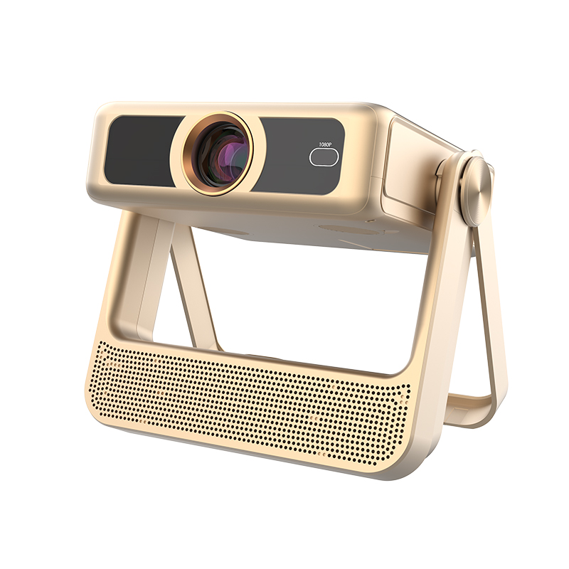 [双屏同显]2025年新款旗舰懂影Delta Y2触控便携智能大屏投影香槟金超高清1080P解码4K平板点歌云台投影仪高清大图