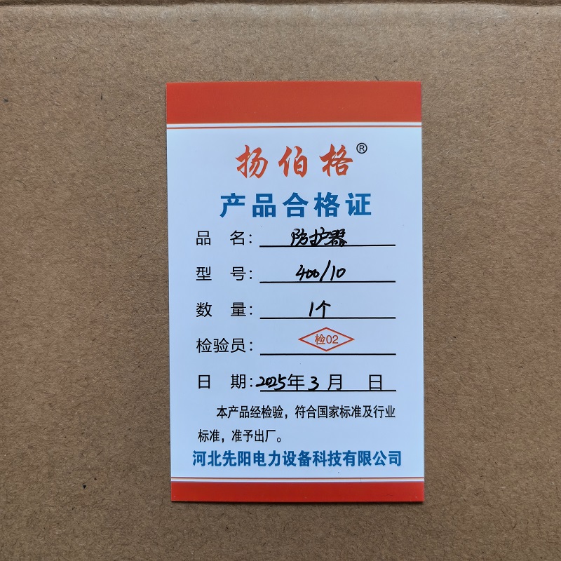 扬伯格 防护器 400/10 个高清大图