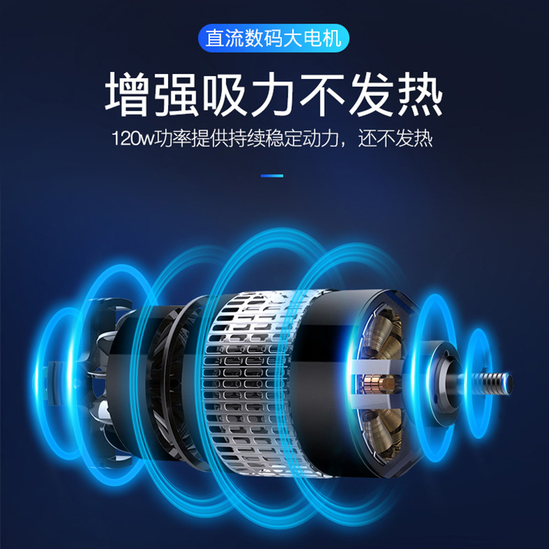 尤利特(UNIT)车载吸尘器YD-608白色 汽车用电源30-80w以上大功率大吸力干湿两用迷你小型车内手提便携式手持式