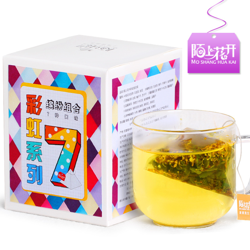 三角茶包 蜜桃乌龙茶/茉莉绿茶桂花乌龙白桃袋泡茶花茶小包装组合