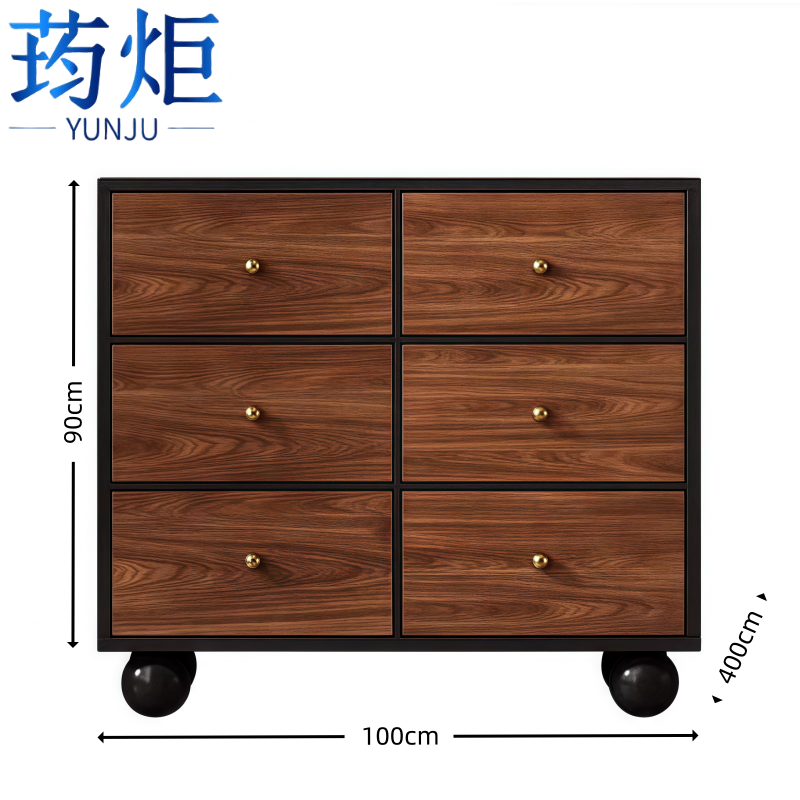 荺炬收纳柜 100cm6抽台