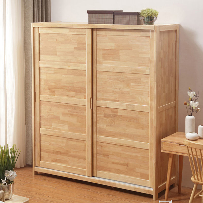 榭邦xb0184办公家具实木推拉门衣柜储物柜