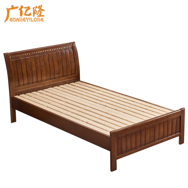广亿隆实木床颜色可选可定制高清大图