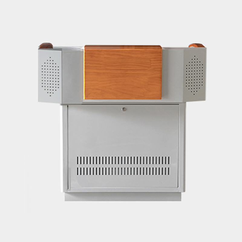 利特莱依学校多媒体讲台钢制讲台演讲台中控讲台办公桌操作台1050*730*1000mm(钢面款)[工厂现做 7天内发货]高清大图