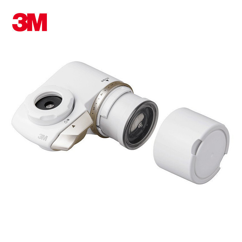 [设计师推荐]3M 水龙头过滤器 家用厨房水龙头净水器净水机CUW2569精小米白色净水器