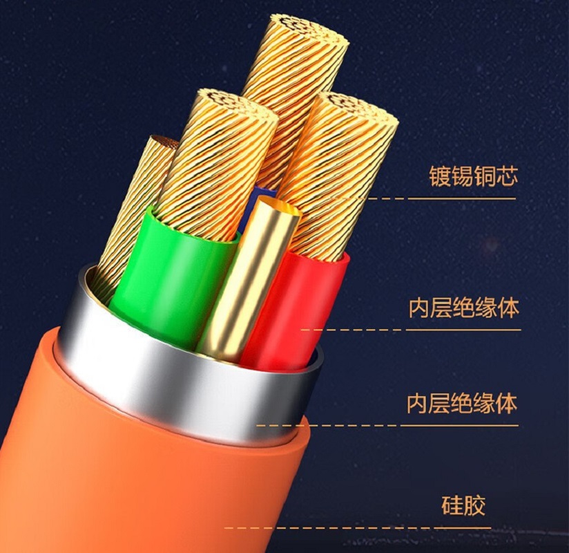 亰维渡/JINGWEIDUD05数据线三合一6A超级快充一拖三数据线1.2米 120W快充线使用!高清大图