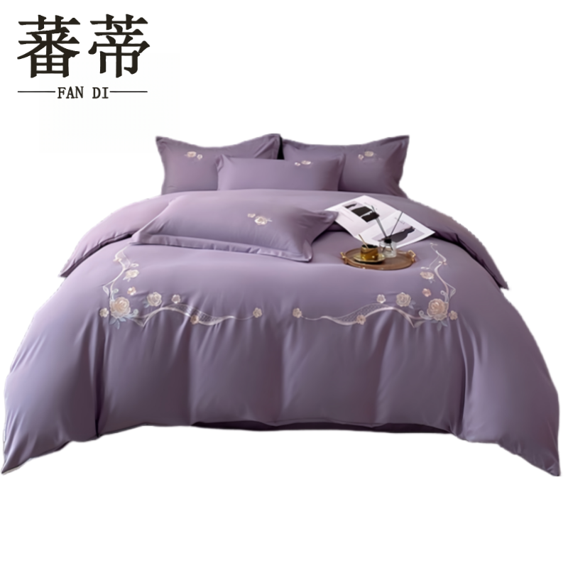 蕃蒂被套四件套220*240cm套高清大图