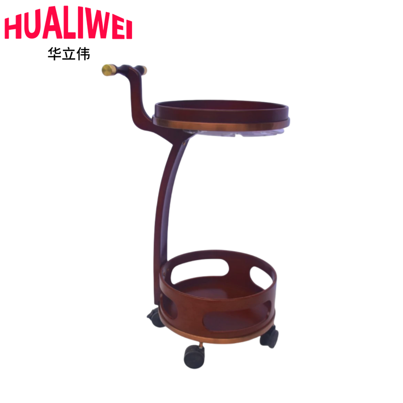 华立伟 酒水车圆形款个